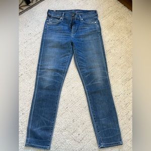 Citizens of Humanity Jeans - Rocket Crop high rise skinny in Blue - US 28